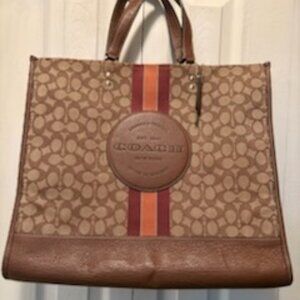 Coach Smith Tote Bag In Signature Jacquard